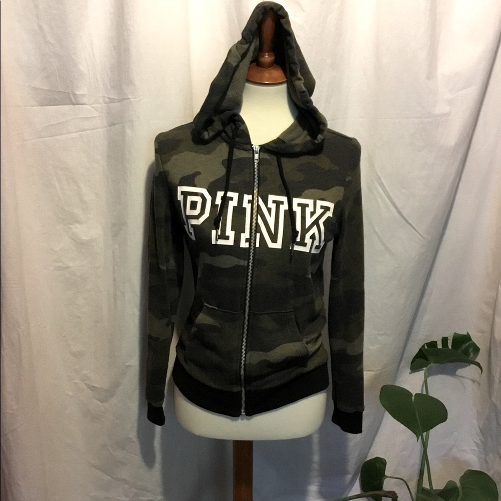 PINK camo hoodie